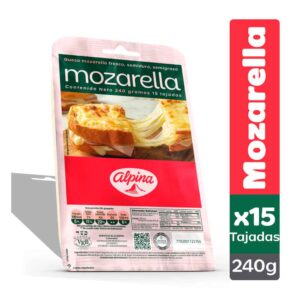 Queso Alpina Tajado Mozarella x240g