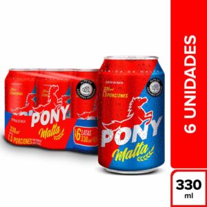 Pony Malta Lata 330ml x 6 Unds