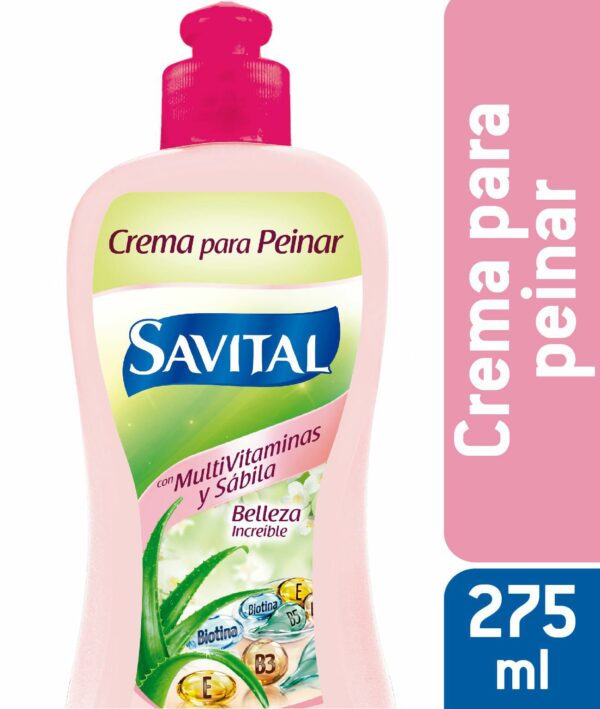 Crema de Peinar Savital Multivitaminas y Sabila x275ml