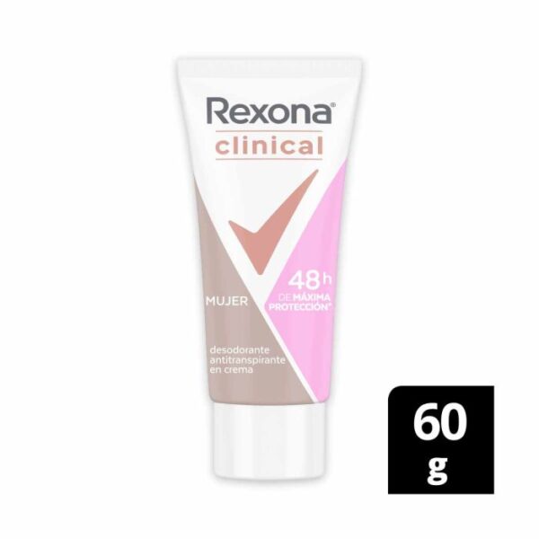 Desodorante Rexona Clinical Mujer En Crema X60g