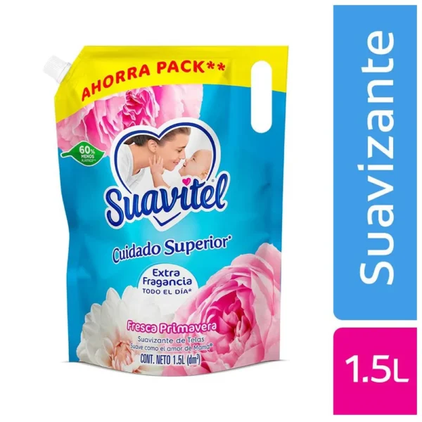 Suavizante Suavitel Fresca Primavera DoyPack x1.5L