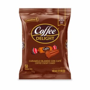 Coffe DeLight Caramelo Blando Con Café 50und X215g