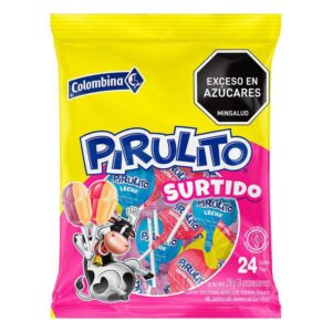 Chupeta Pirulito Durtido 24und Colombina x216gr