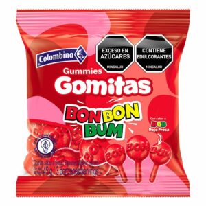 Gomitas Bon Bon Bum Rojo Fresa x45gr