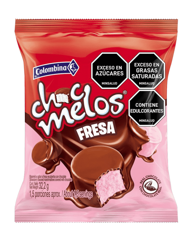 Chocmelos Fresa Colombina x32.2gr
