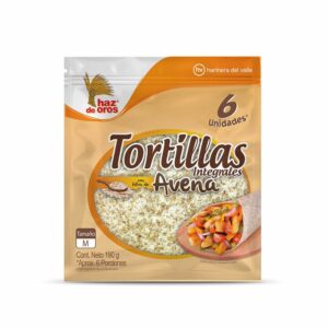 Tortillas Integral Con Avena 6und x190g Haz de Oros