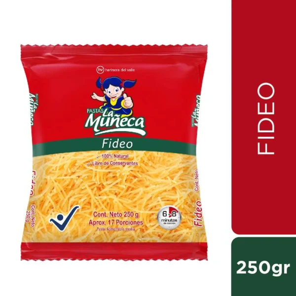 Pastas La Muñeca Fideo x250g
