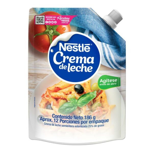 Crema Leche Nestle x186gr Doypack