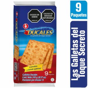 Galletas Noel Ducales 9 Paq x243g