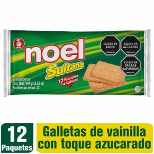Galletas Noel Sultana 12 Paq x440g