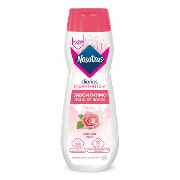 Jabon Intimo Nosotras Agua de Rosas x200ml