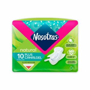 Toallas Nosotras Natural Plus Canagel