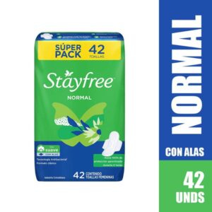 Toalla Higienica Femenina Stayfree Normal con Alas x42und