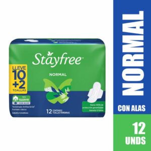 Toalla Higienica StayFree Confort Normal x12und