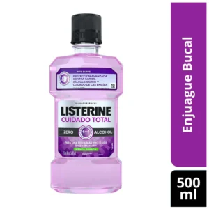 Ejuague Bucal Listerine Cuidado Total Zero Alcohol X500ml