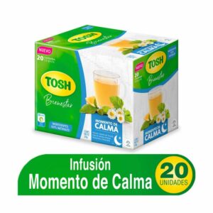 Aromatixas Tosh Armonia Infusion De Toronjil, Hoja De Naranjo Y Manzana - Momento Calma X20und