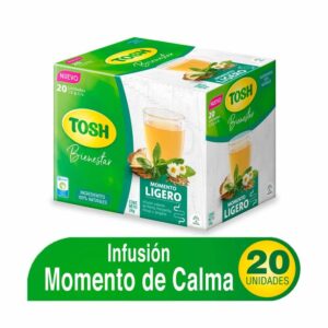 AROMATICAS TOSH BIENESTAR MOMENTO LIGERO X 20 UND