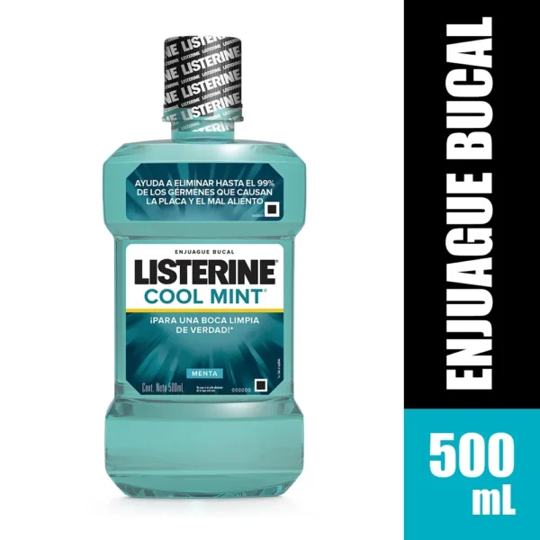 Enjuague Bucal Listerine Cool Mint x500ml