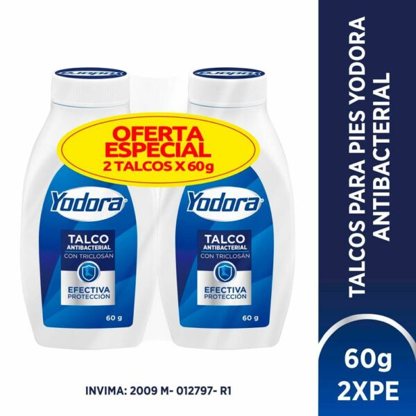 Talcos Yodora Antibacterial 2und x60gr