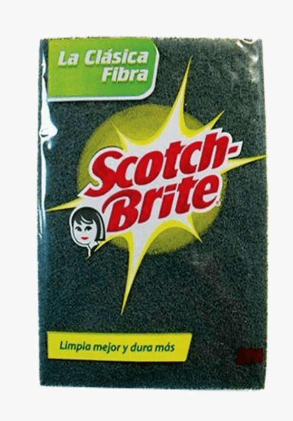 Esponja Fibra Clasica Scotch Brite Delgada x1und