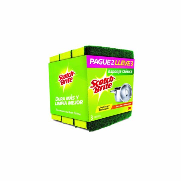 Esponja Clásica Scotch Brite x3und
