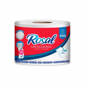 Unidad Rollo Papel Higiénico Rosal UltraConfort (3 Hojas)