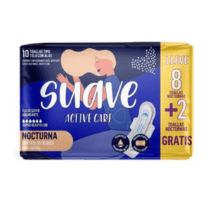 Toalla Nocturna Suave Active Care x10und