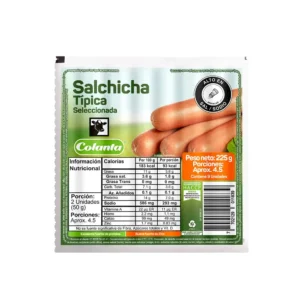Salchicha Colanta Típica 9unds x225g