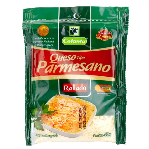 Queso Colanta Parmesano Rallado x40g
