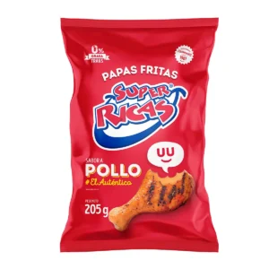 Papas Sabor A Pollo Super Ricas X205g