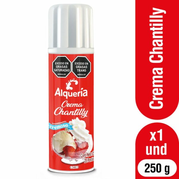 Crema Chantilly Alqueris x250gr