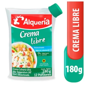 Crema Alquería Libre Deslactosada Baja en Colesterol x180g
