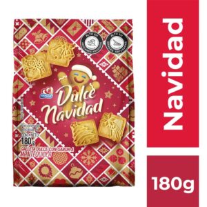 Galletas Dulce Navidad sabor Mantequilla Bolsa x180g