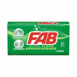 Jabón En Barra Fab Multiusos Limón x300g