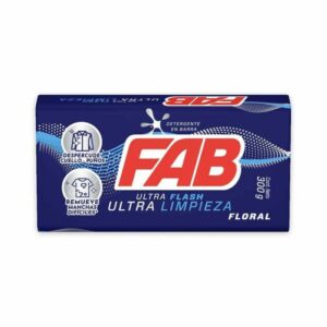 Jabón En Barra Fab Multiusos Floral x300g
