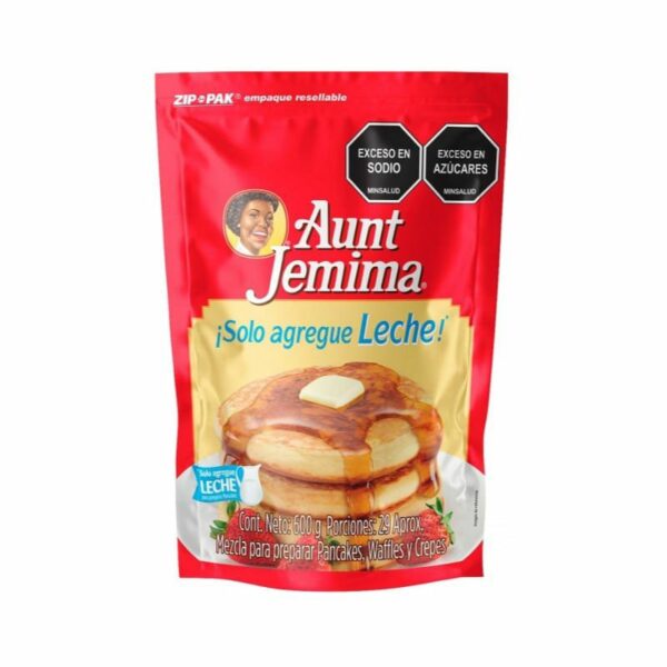 Pancakes Aunt Jemina x600gr Quaker (Solo Agregue Leche)