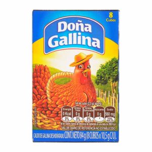 Caldo De Gallina Doña Gallina 8 Cubos x84g