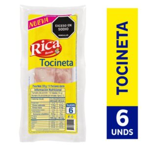Tocineta Rica x120gr 6 Tajadas