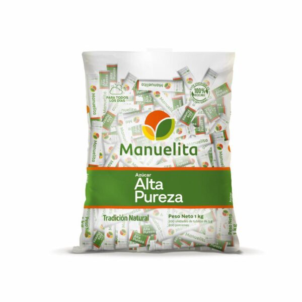 Azucar Manuelita Suprema 100% De Caña StickPack 200unds x1kg