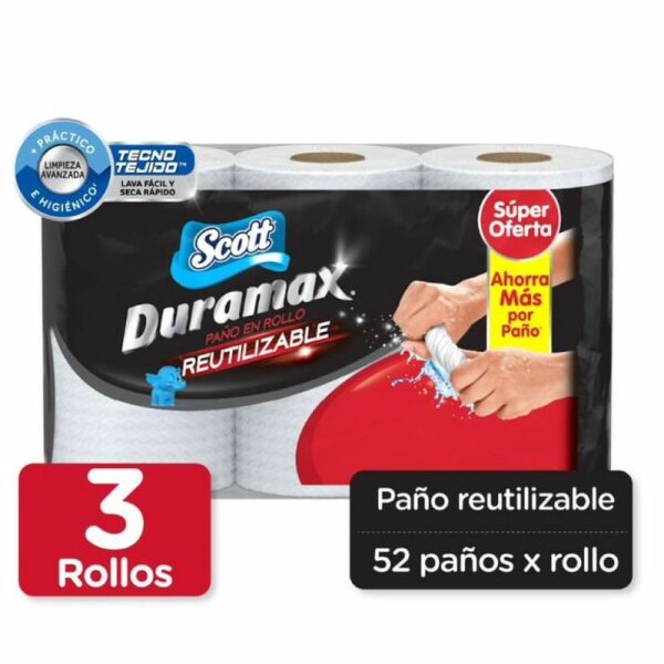 Toallas Scott Duramax Reutilizable 3und x52und