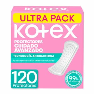 Protectores Kotex Cuidado Avanzado Caja x120Und