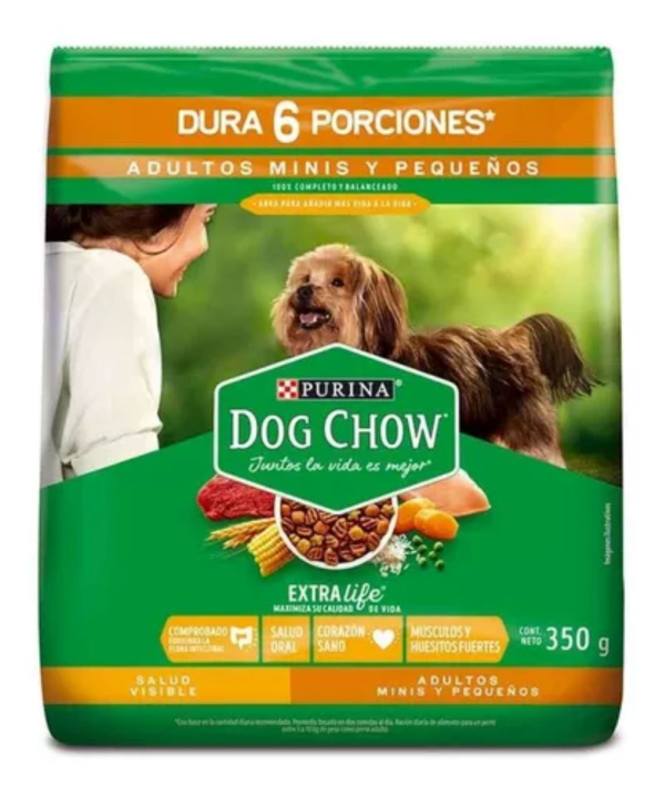 Dog Chow ADULTOS Minis y pequeños x350gr