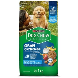 Dog Chow Gran Comienzo CACHORROS Medianos y grandes x1kg