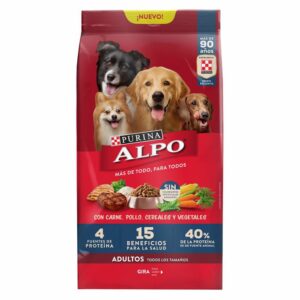 Dog Chow Purina ALPO Sabor Carne, Pollo, Cereales y Vegetales x2kg