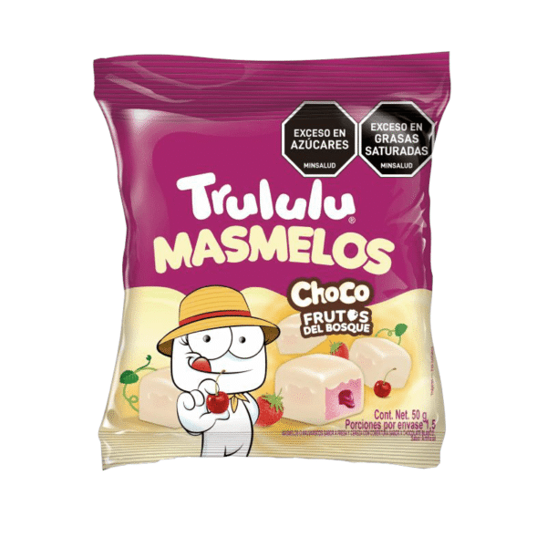Masmelos Trululu Choco Frutos del Bosque x50gr