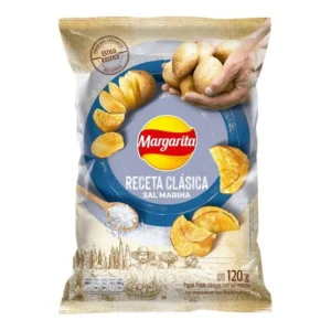 Papas Margarita Receta Clásica Sal Marina x120g