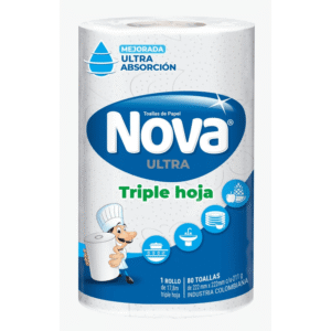 Toalla Nova Ultra Triple hoja x80 unf