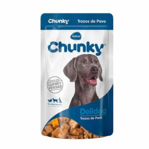 Comida Humeda Para Perro CHUNKY Pouch Trozos de Pavo x100gr