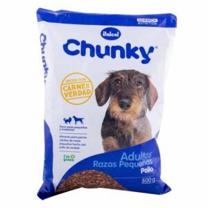 Alimento CHUNKY Adulto Razas Pequeñas x500g