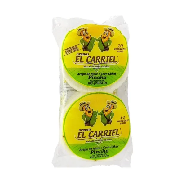 Arepa El Carriel De Maíz Pincho 10Unds x300g